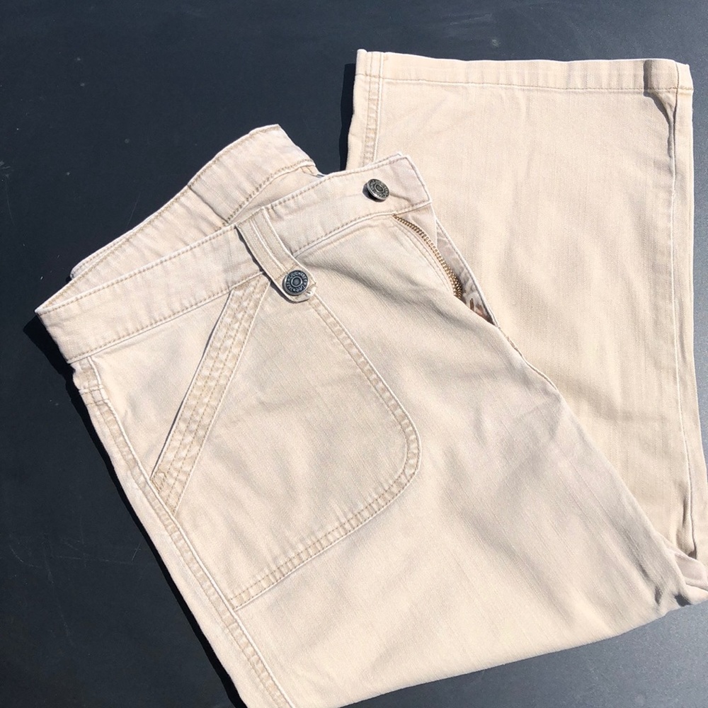 Lee tan jean capris